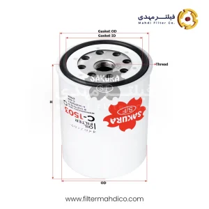 فیلتر روغن ساکورا C-1503