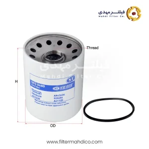 فیلتر روغن شور SFO0680