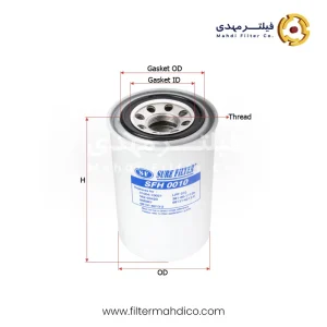 فیلتر هیدرولیک شور SFH0010