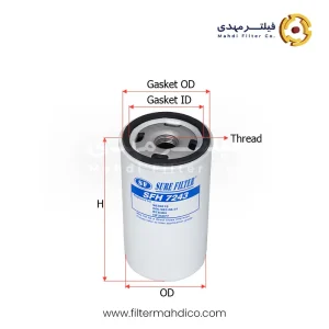 فیلتر هیدرولیک شور SFH7243