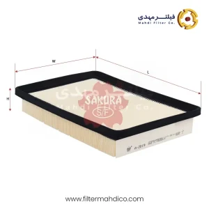 فیلتر هواکش ساکورا A-2819