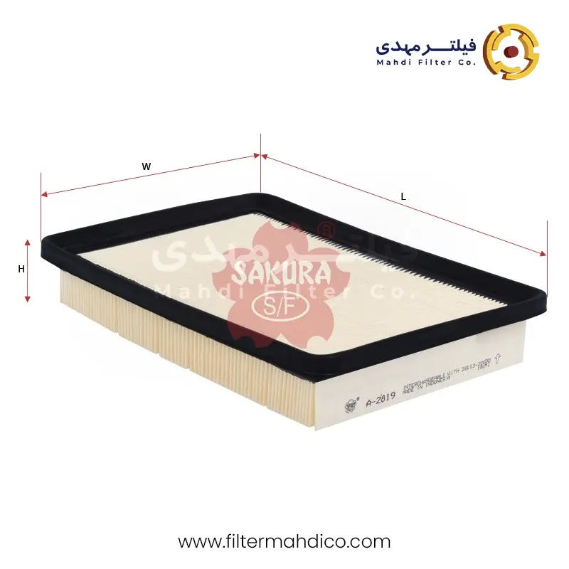 فیلتر هواکش ساکورا A-2819 فیلتر هواکش ساکورا A-2819