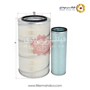فیلتر هواکش ساکورا A-28840-S
