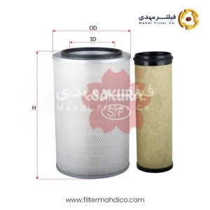 فیلتر هواکش ساکورا A-6804-S