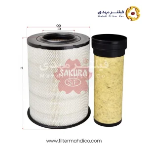 فیلتر هواکش ساکورا A-7122-S