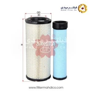 فیلتر هواکش ساکورا A-8506-S