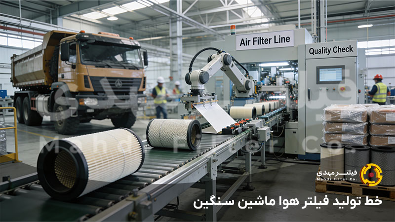 خط تولید فیلتر هوا ماشین سنگین