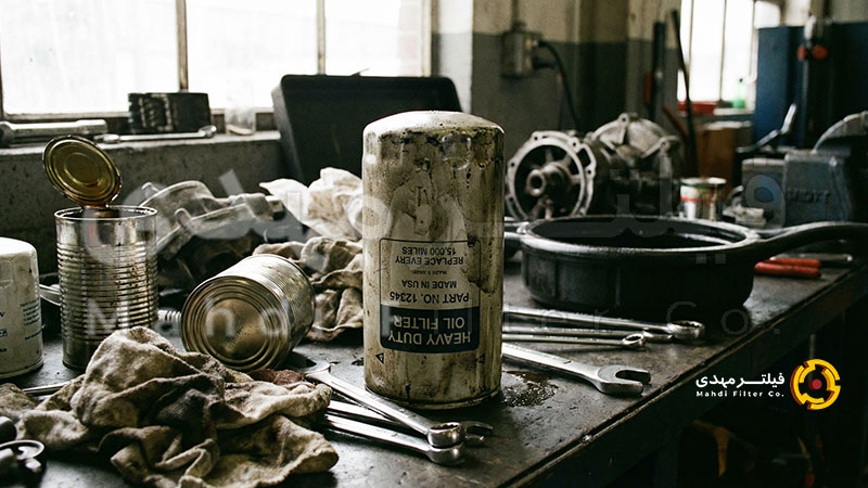 فیلتر روغن موتور دیزل