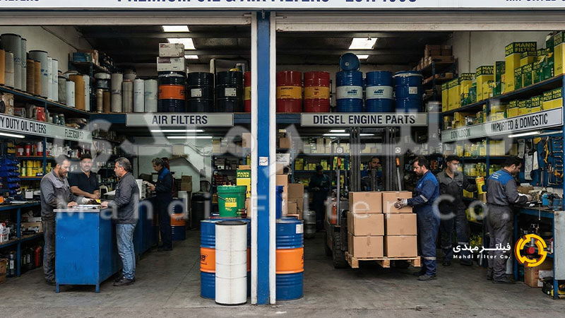 فروشگاه تخصصی فیلتر خودرو سنگین و فیلتر روغن دیزلی در تهران