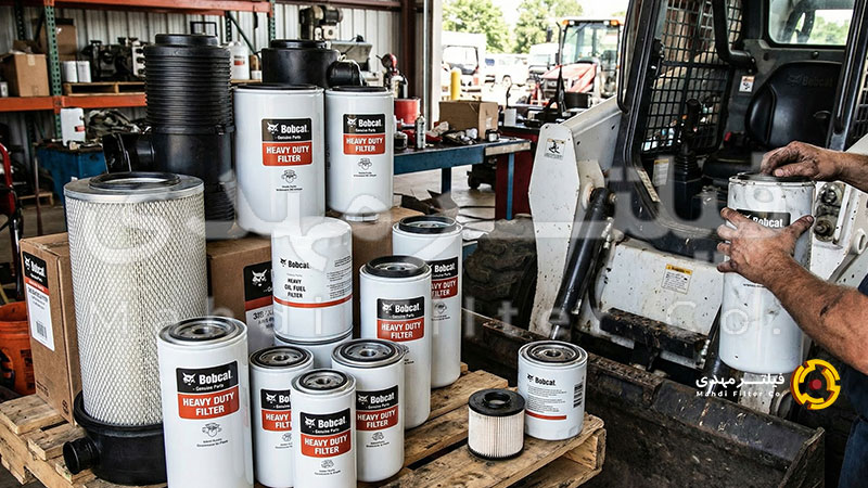  فیلترهای روغن و هوا مخصوص بابکت و ماشین‌آلات سنگین