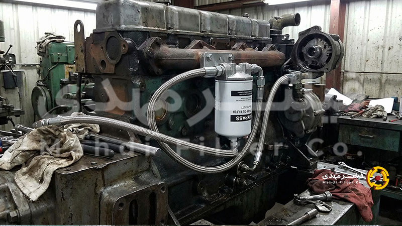 فیلتر روغن بای پس Fleetguard اصلی مخصوص ماشین آلات سنگین