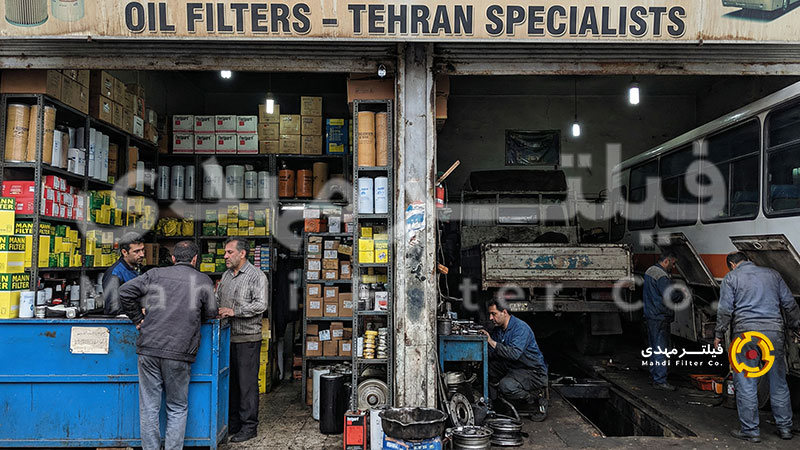 فروشگاه تخصصی فیلتر روغن اتوبوس و خودرو سنگین در تهران